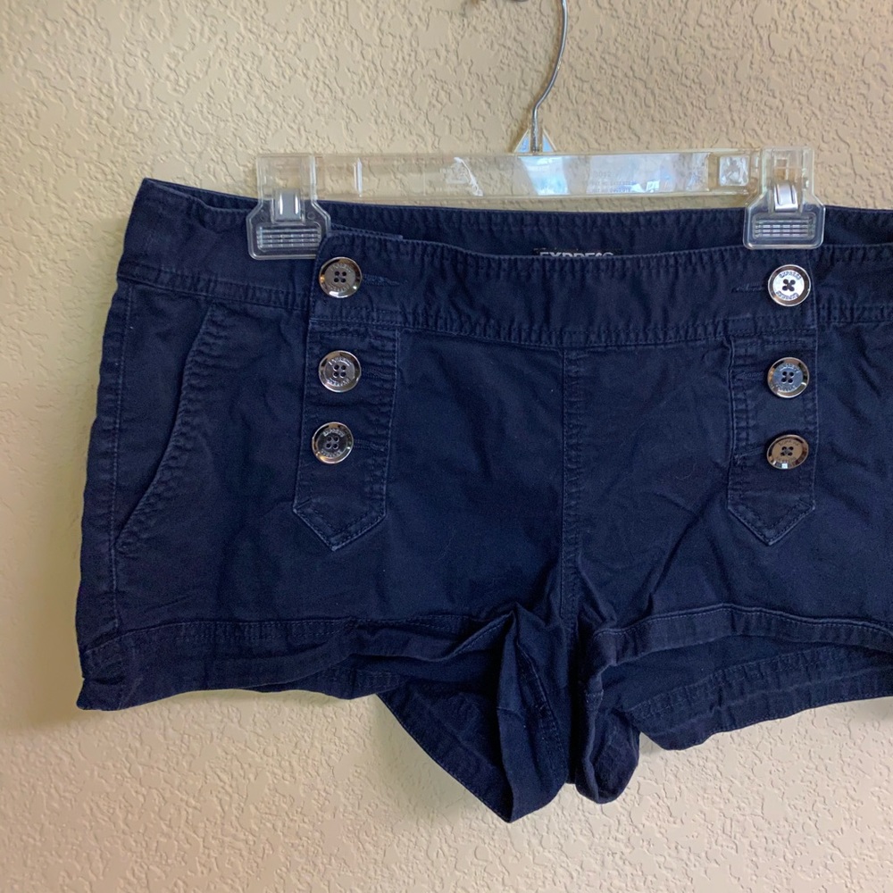 Express navy blue shorts - Picture 2 of 4